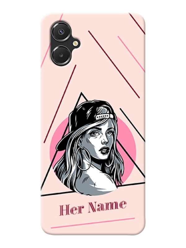 Custom Galaxy A06 Custom Hard Phone Case - Rockstar Girl Design