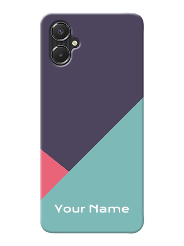 Custom Galaxy A06 Custom Hard Phone Case - Tri Color Abstract Design
