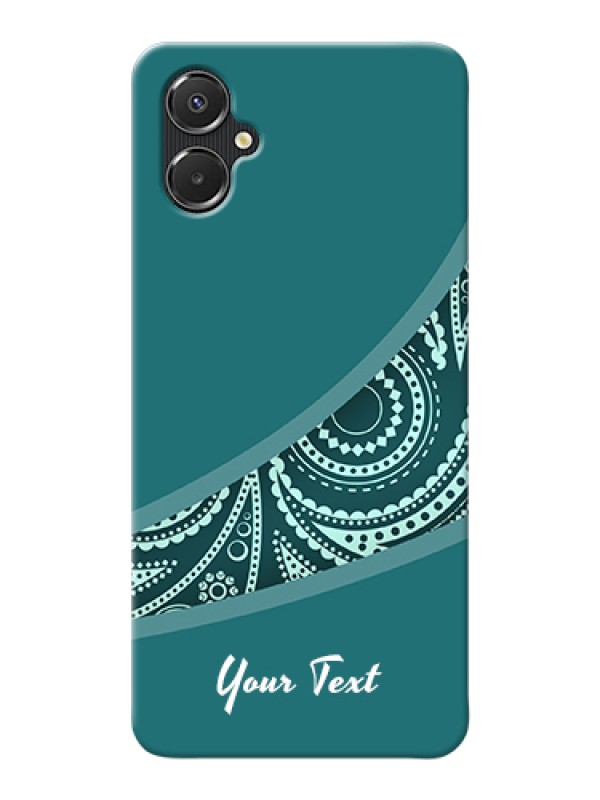 Custom Galaxy A06 Custom Hard Phone Case - Semi Visible Floral Design