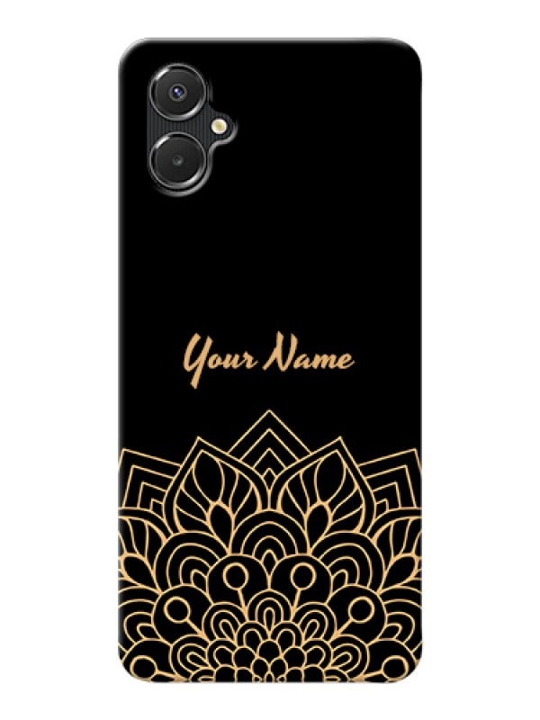 Custom Galaxy A06 Custom Hard Phone Case - Golden Mandala Design