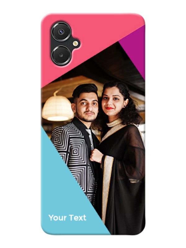 Custom Galaxy A06 Custom Hard Phone Case - Stacked Triple Colour Design