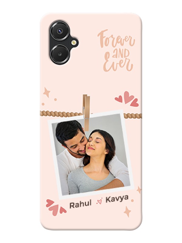 Custom Galaxy A06 Custom Hard Phone Case - Forever And Ever Love Design