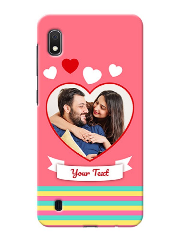 Custom Galaxy A10 Personalised mobile covers: Love Doodle Design