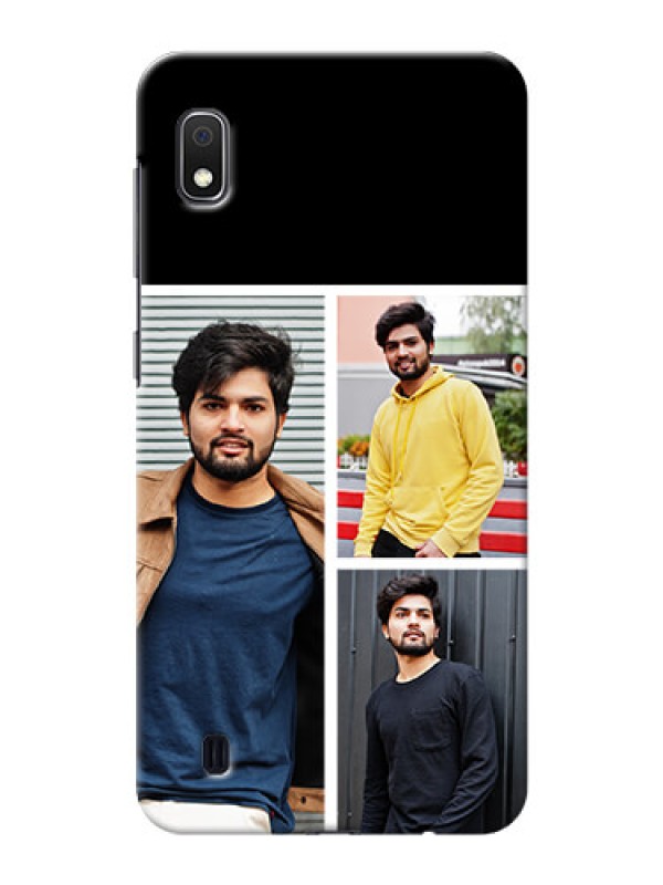 Custom Galaxy A10 Custom Mobile Cover: Upload Multiple Picture Design