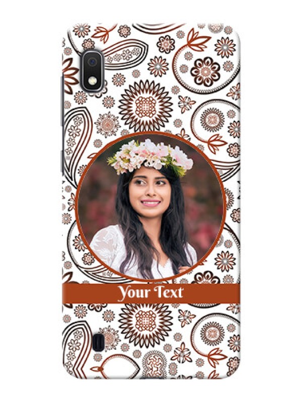 Custom Galaxy A10 phone cases online: Abstract Floral Design 