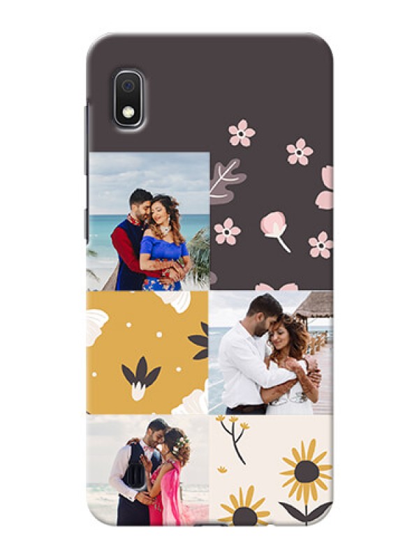 Custom Galaxy A10 phone cases online: 3 Images with Floral Design