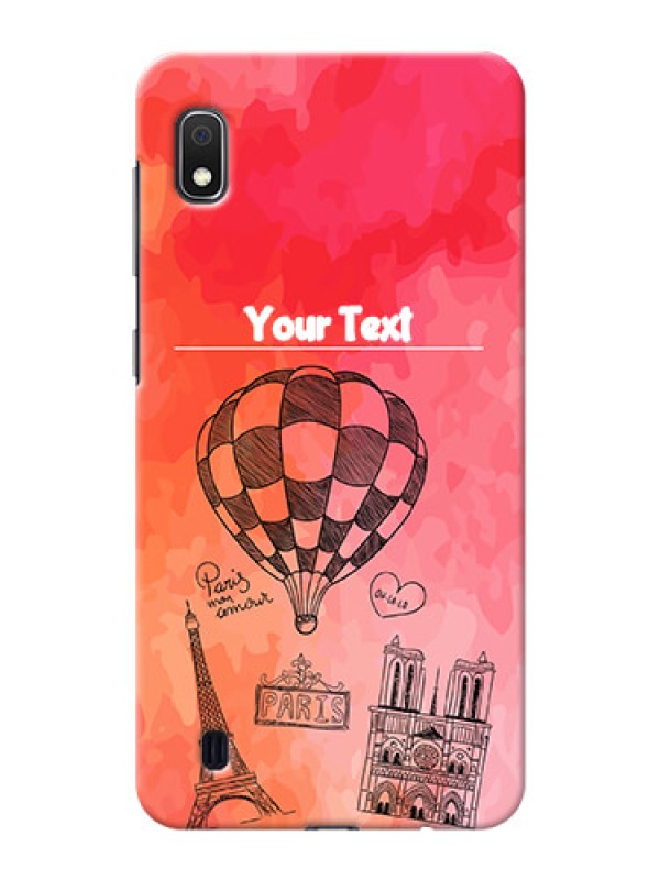 Custom Galaxy A10 Personalized Mobile Covers: Paris Theme Design