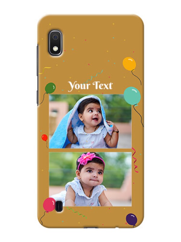 Custom Galaxy A10 Phone Covers: Image Holder with Birthday Celebrations Design