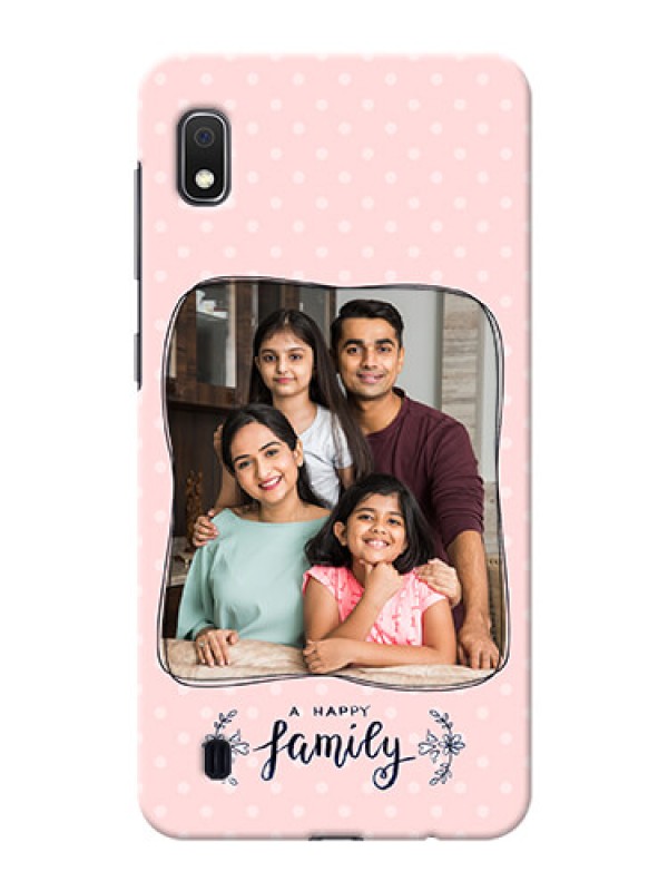 Custom Galaxy A10 Personalized Phone Cases: Family with Dots Design