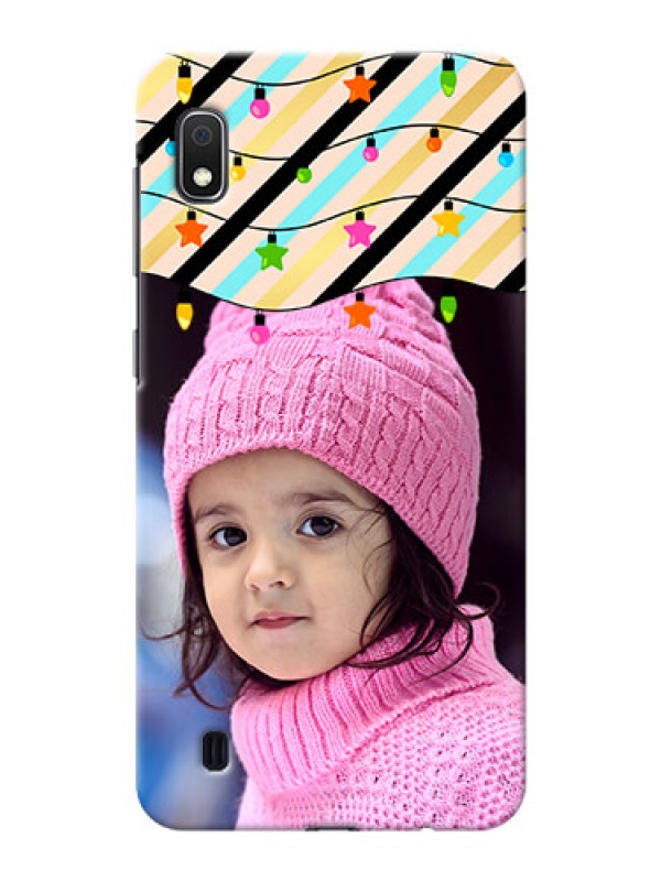 Custom Galaxy A10 Personalized Mobile Covers: Lights Hanging Design