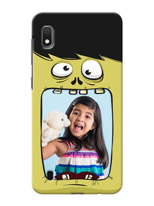 Custom Galaxy A10 Mobile Covers: Cartoon monster back case Design