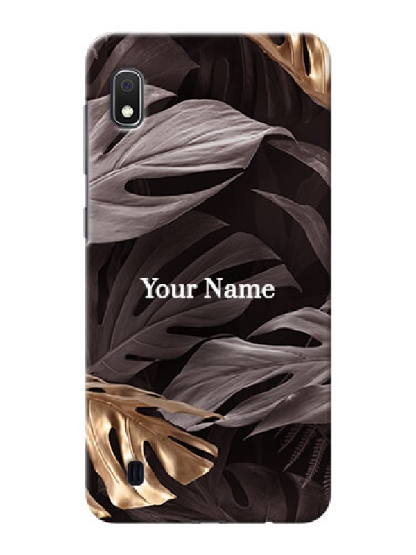 Custom Galaxy A10 Mobile Back Covers: Wild Leaves digital paint Design
