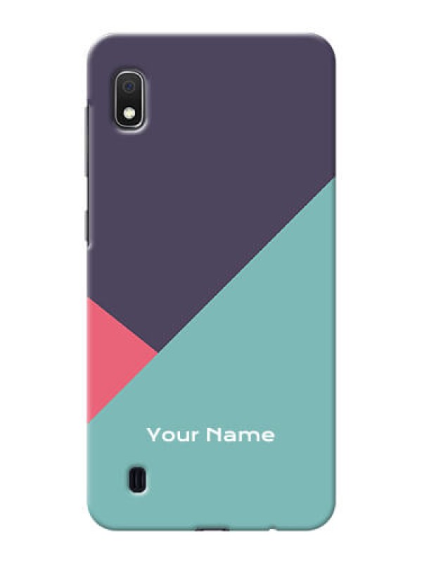 Custom Galaxy A10 Custom Phone Cases: Tri  Color abstract Design