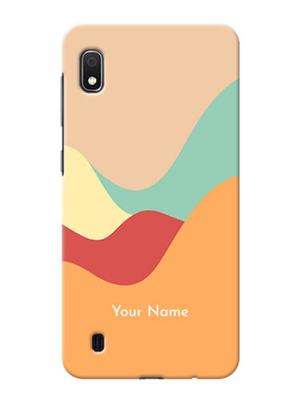 Custom Galaxy A10 Custom Mobile Case with Ocean Waves Multi-colour Design
