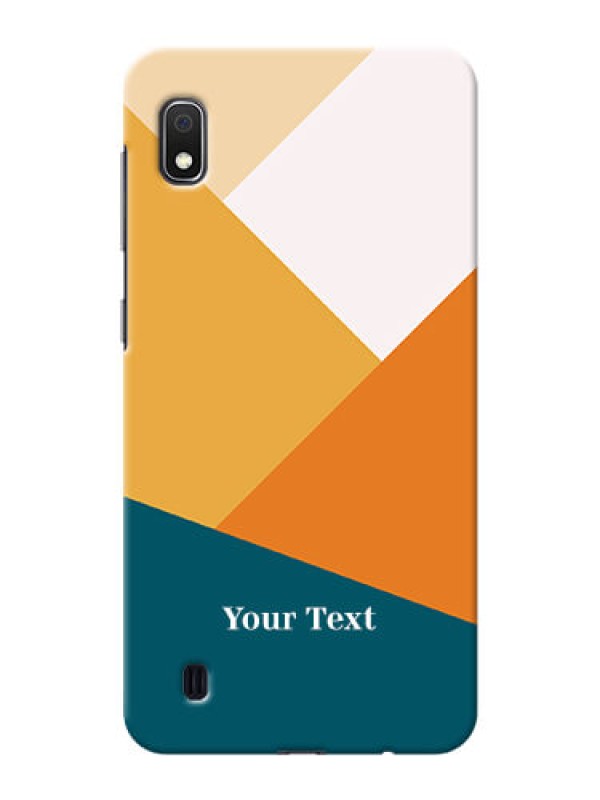 Custom Galaxy A10 Custom Phone Cases: Stacked Multi-colour Design