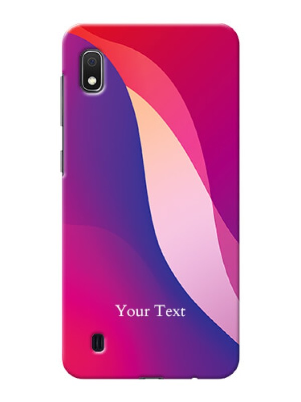 Custom Galaxy A10 Mobile Back Covers: Digital abstract Overlap Design