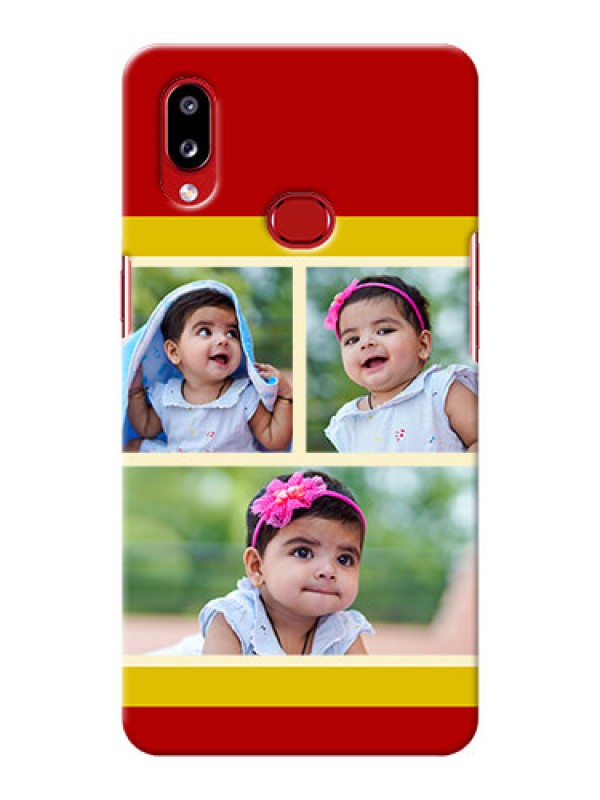 Custom Galaxy A10s mobile phone cases: Multiple Pic Upload Design