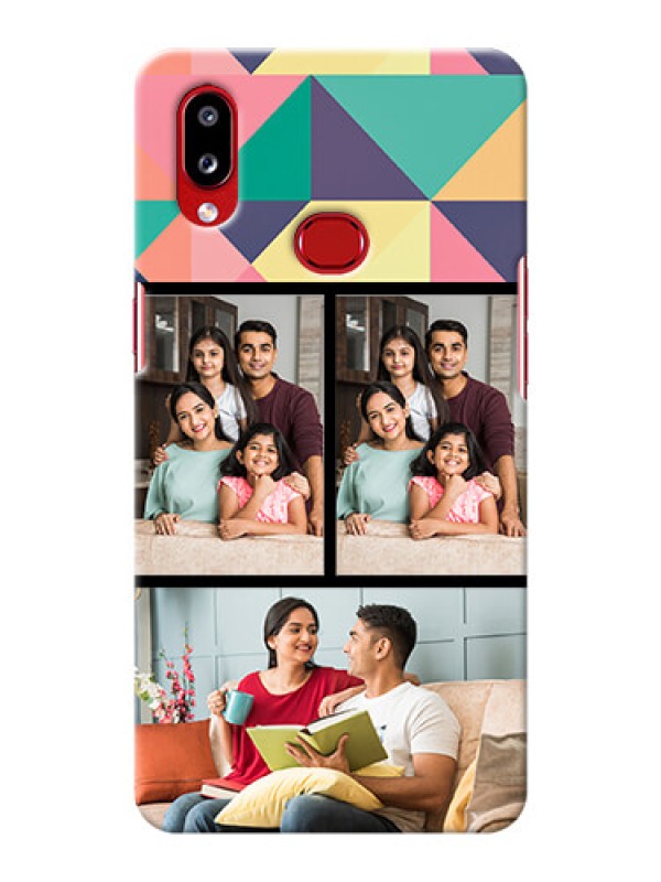 Custom Galaxy A10s personalised phone covers: Bulk Pic Upload Design