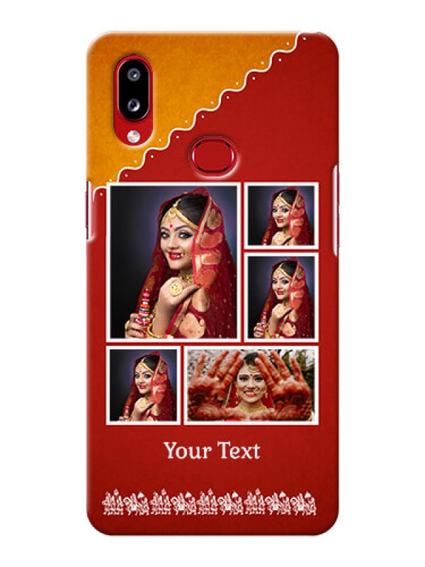 Custom Galaxy A10s customized phone cases: Wedding Pic Upload Design