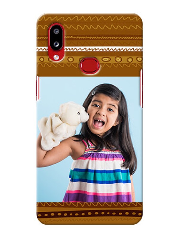Custom Galaxy A10s Mobile Covers: Friends Picture Upload Design 