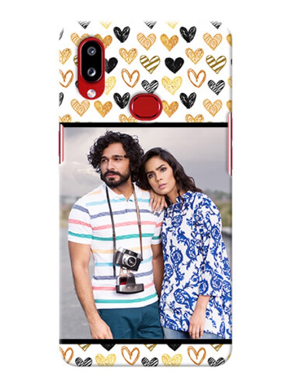 Custom Galaxy A10s Personalized Mobile Cases: Love Symbol Design