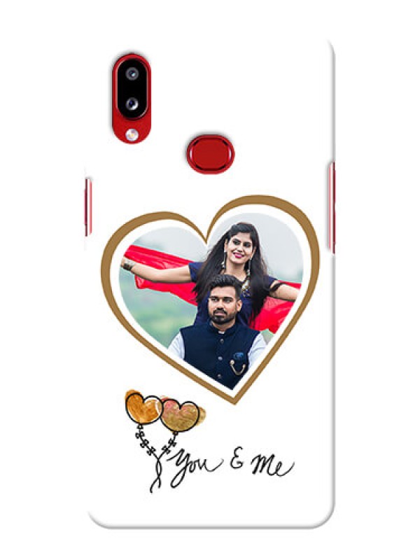 Custom Galaxy A10s customized phone cases: You & Me Design