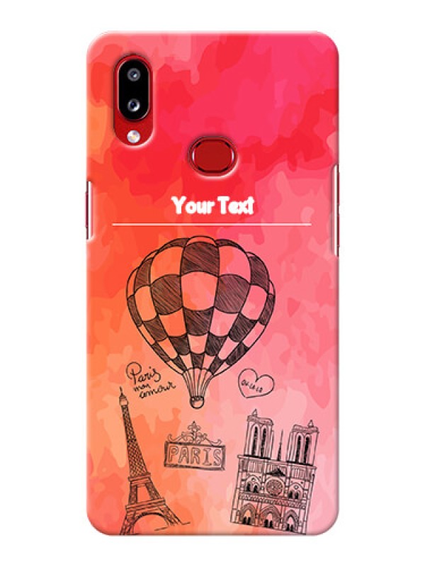 Custom Galaxy A10s Personalized Mobile Covers: Paris Theme Design