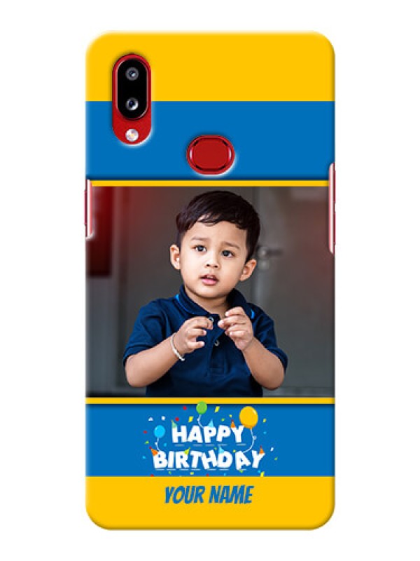 Custom Galaxy A10s Mobile Back Covers Online: Birthday Wishes Design