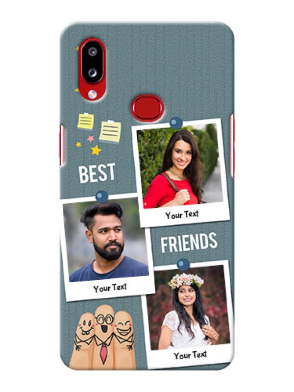 Custom Galaxy A10s Mobile Cases: Sticky Frames and Friendship Design
