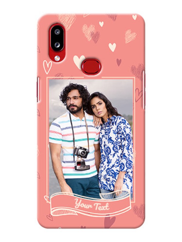 Custom Galaxy A10s custom mobile phone cases: love doodle art Design