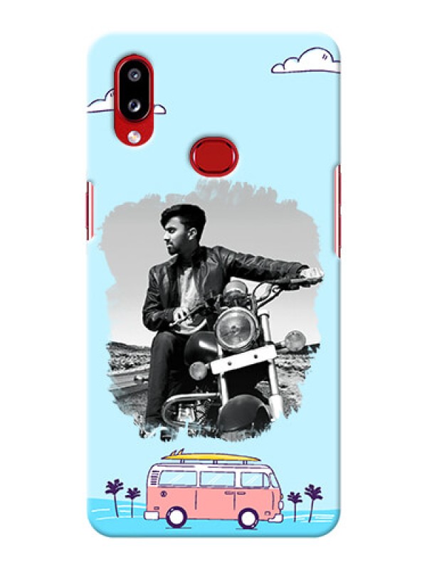 Custom Galaxy A10s Mobile Covers Online: Travel & Adventure Design