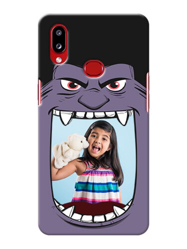 Custom Galaxy A10s Personalised Phone Covers: Angry Monster Design