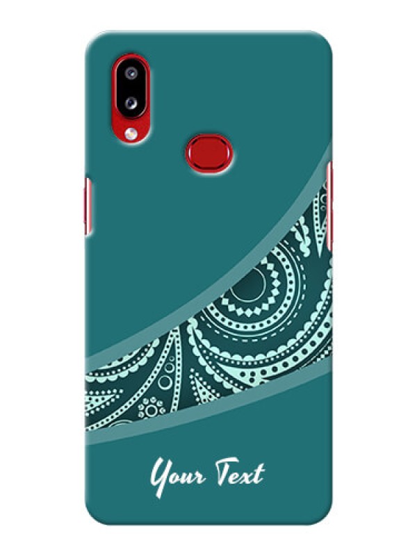 Custom Galaxy A10S Custom Phone Covers: semi visible floral Design