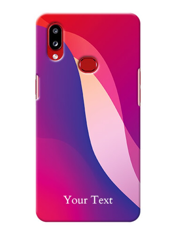 Custom Galaxy A10S Mobile Back Covers: Digital abstract Overlap Design