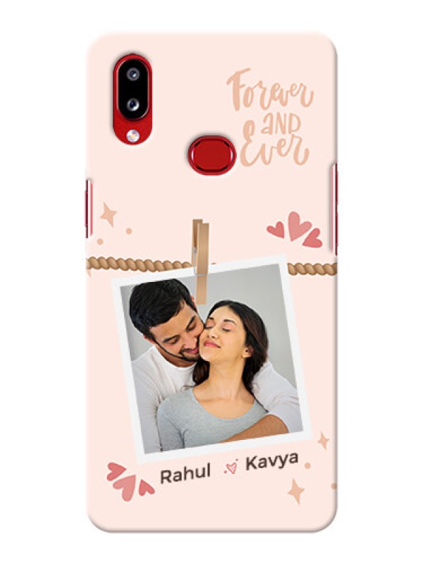 Custom Galaxy A10S Phone Back Covers: Forever and ever love Design