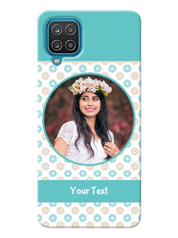 Custom Galaxy A12 Custom Mobile Back Covers: Beautiful Flowers Design