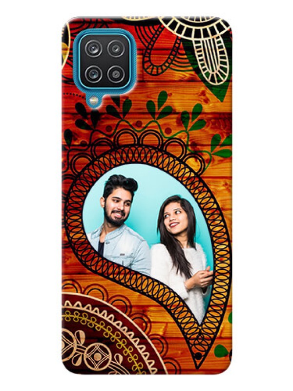 Custom Galaxy A12 custom mobile cases: Abstract Colorful Design