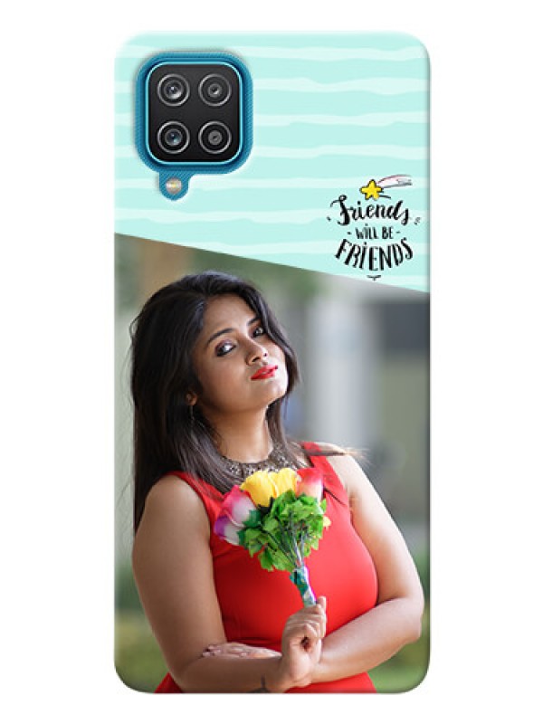 Custom Galaxy A12 Mobile Back Covers: Friends Picture Icon Design
