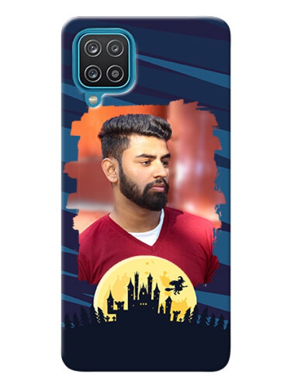 Custom Galaxy A12 Back Covers: Halloween Witch Design 