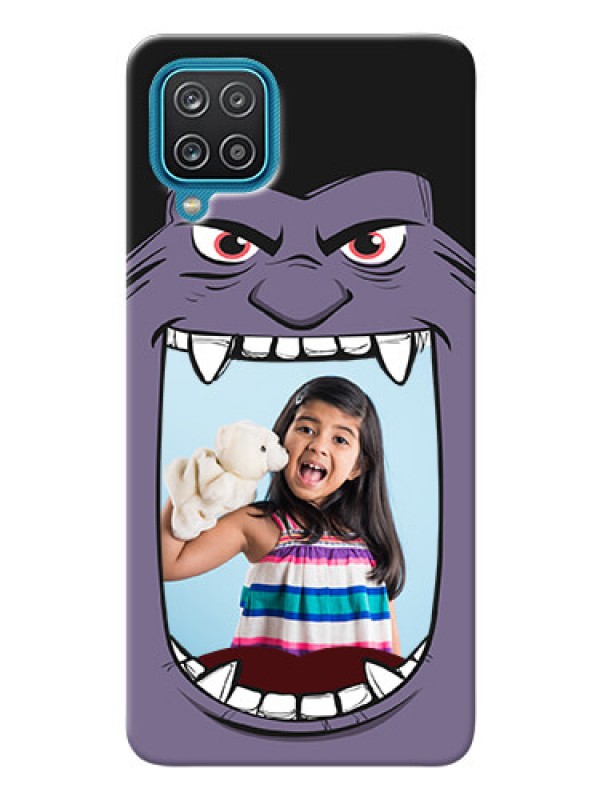 Custom Galaxy A12 Personalised Phone Covers: Angry Monster Design