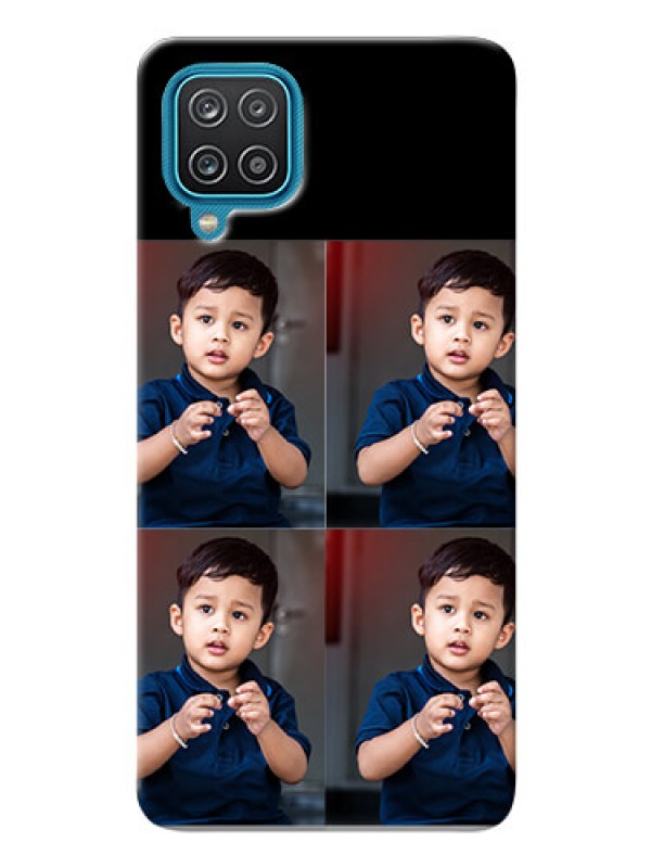 Custom Galaxy A12 4 Image Holder on Mobile Cover