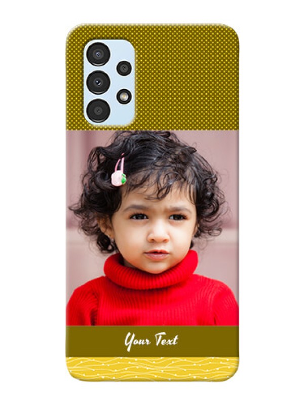 Custom Galaxy A13 custom mobile back covers: Simple Green Color Design