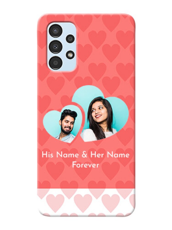 Custom Galaxy A13 personalized phone covers: Couple Pic Upload Design