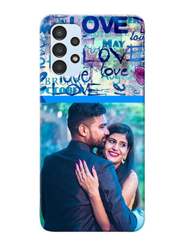 Custom Galaxy A13 Mobile Covers Online: Colorful Love Design
