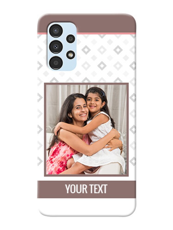 Custom Galaxy A13 custom back covers: Simple Diamond Design