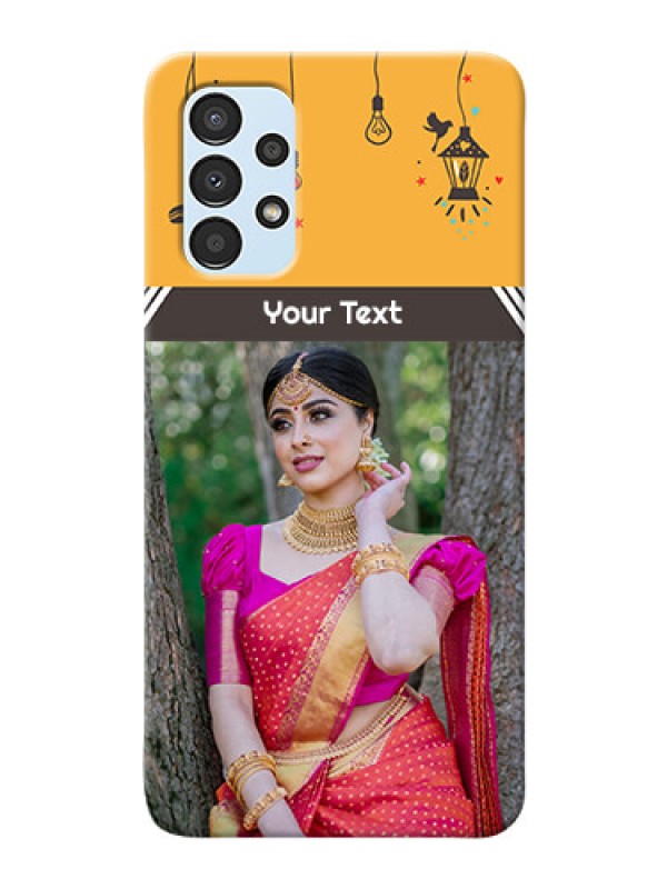 Custom Galaxy A13 custom back covers with Family Picture and Icons 