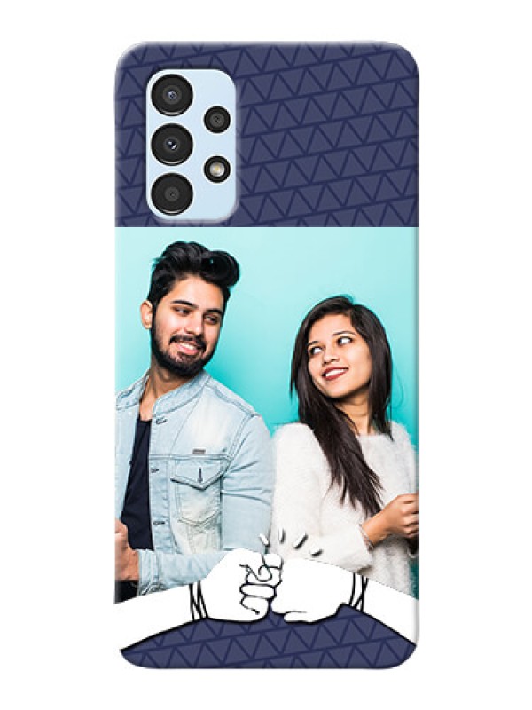 Custom Galaxy A13 Mobile Covers Online with Best Friends Design 
