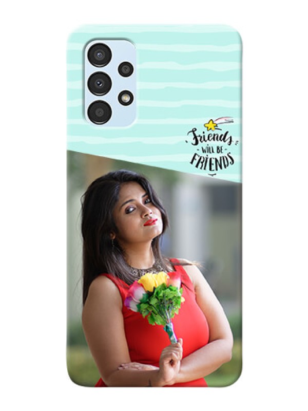 Custom Galaxy A13 Mobile Back Covers: Friends Picture Icon Design