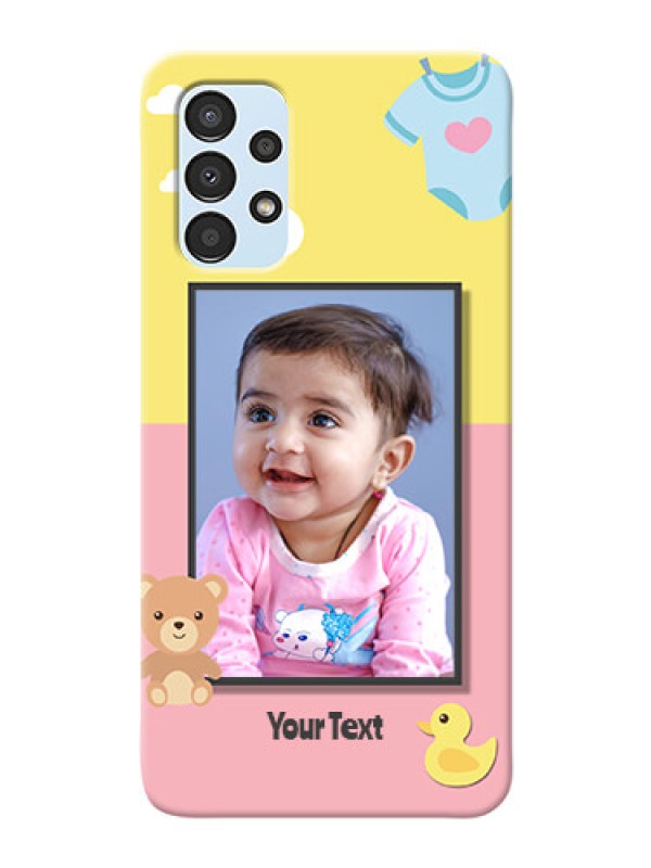 Custom Galaxy A13 Back Covers: Kids 2 Color Design