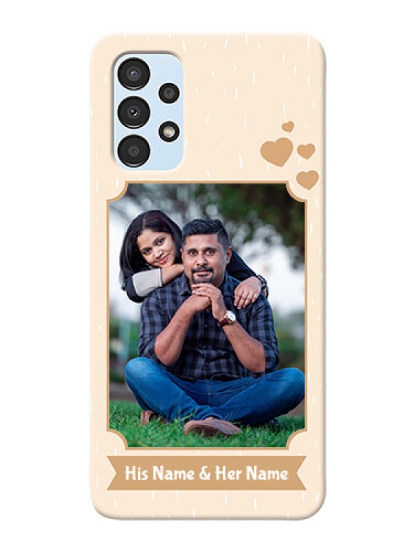 Custom Galaxy A13 mobile phone cases with confetti love design 